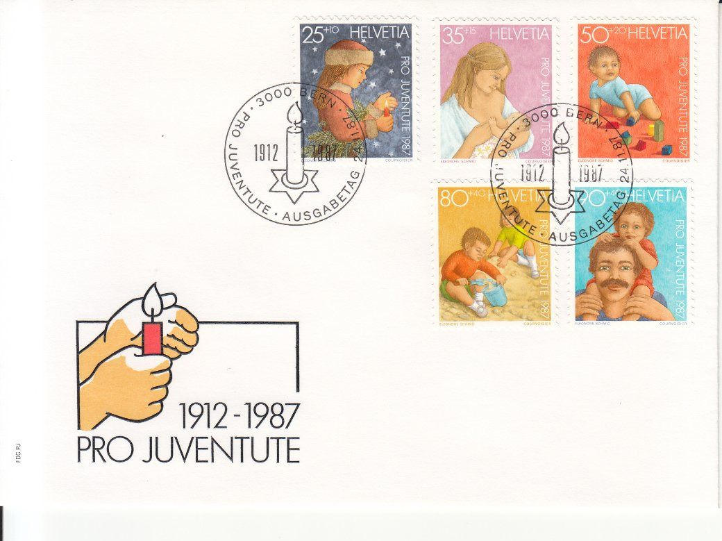 Tutti i francobolli: SBK J302 - J306 FDC – Usato da Bürglen TG venduto da StampGraf