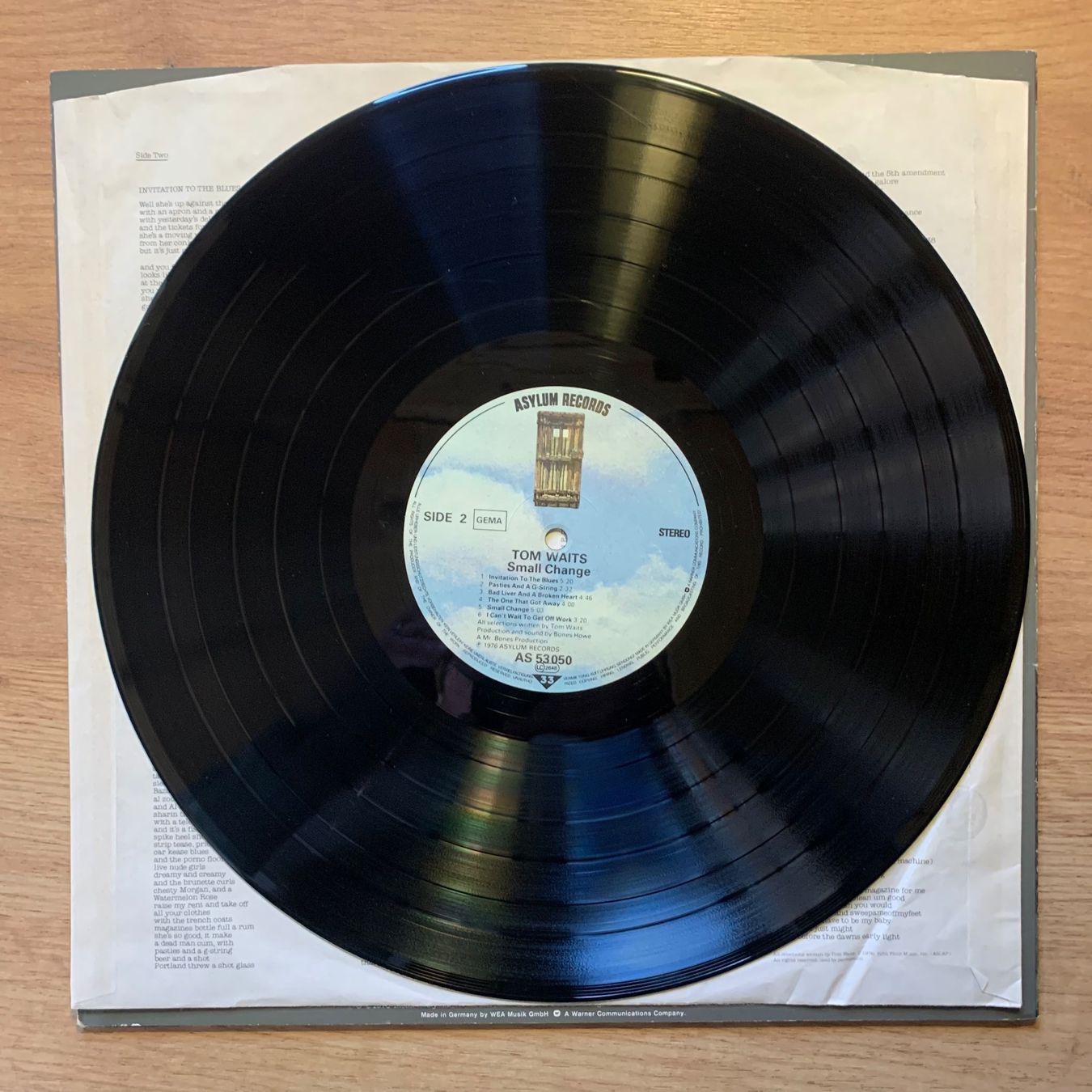Dischi in vinile: TOM WAITS - SMALL CHANGE...RE GER 1976...VG/EX – Usato da Gals venduto da Diskopatshop 3