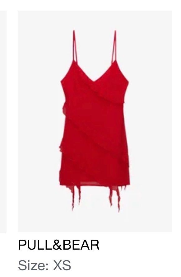 Pull&Bear Vestiti: PULL&BEAR red dress – Usato da Bern venduto da adr_62mn 2