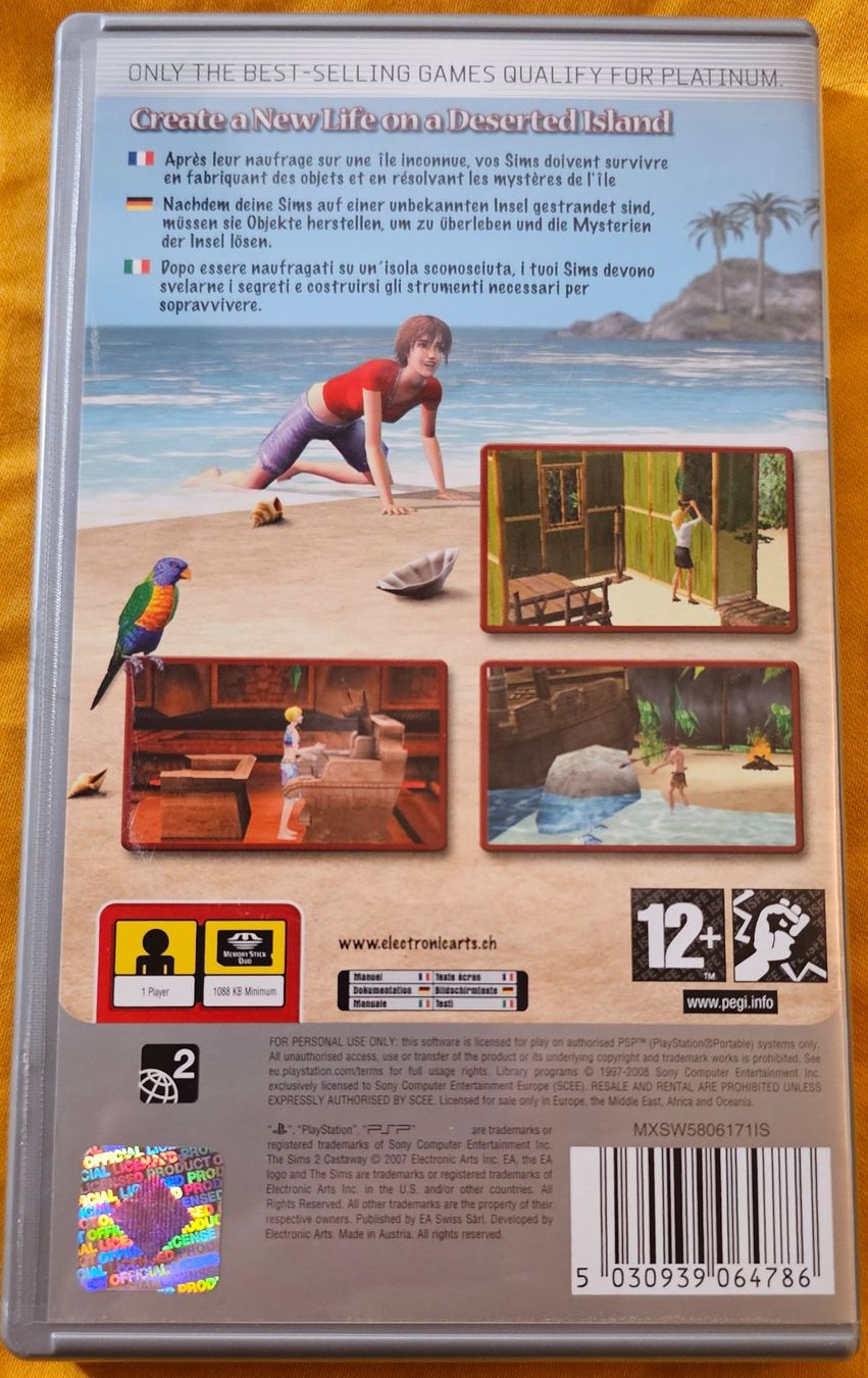 Sony Giochi: PSP Spiel - The Sims 2, castaway – Usato da La Garde venduto da The_Hammer76 2
