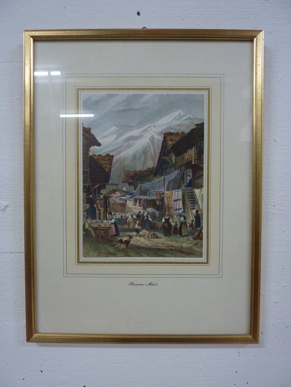 Gravures: Stich von "Brienzer Märit" – D'occasion à Schliern b. Köniz par bsc59