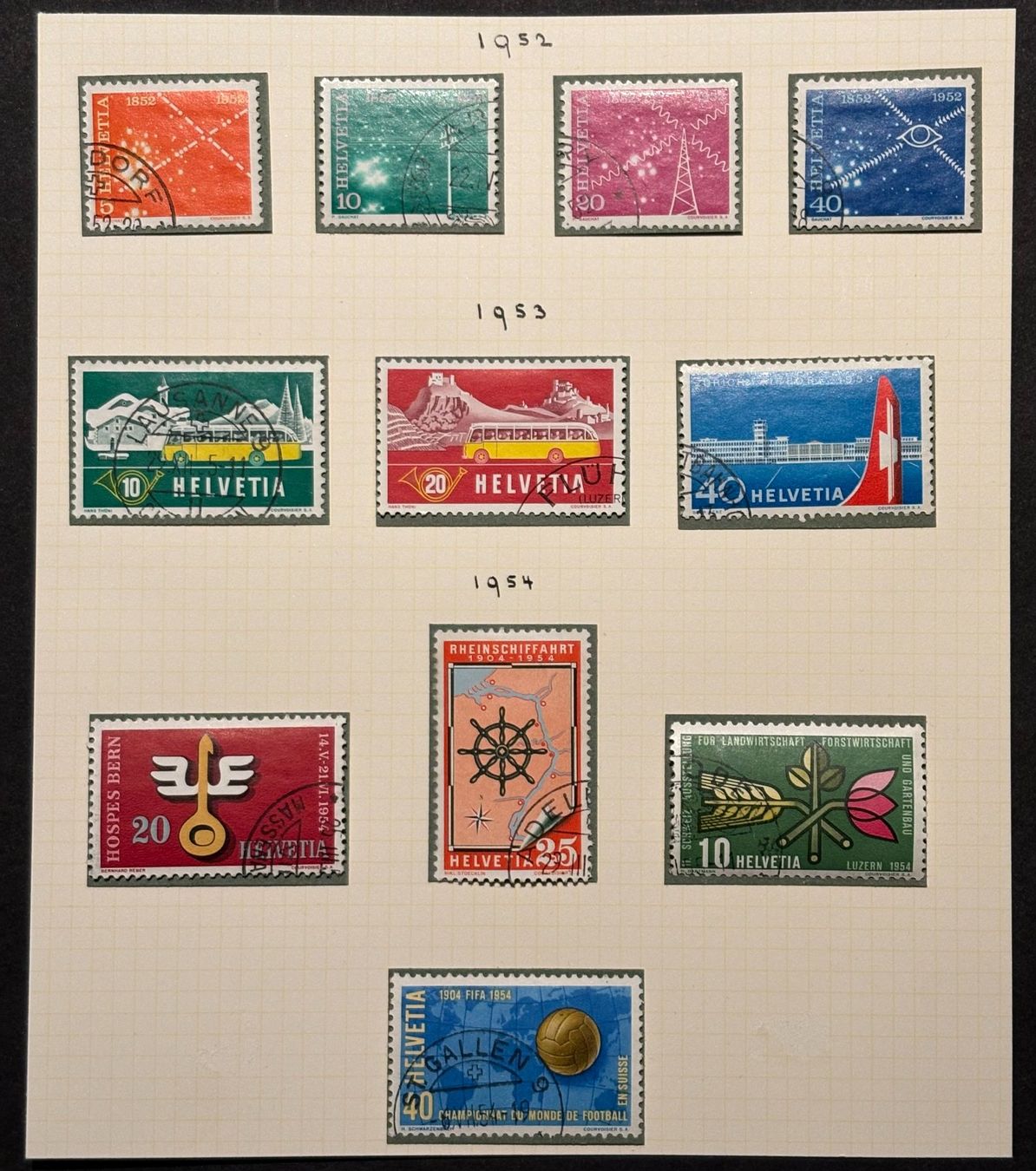 Alle Briefmarken: LOT SCHWEIZER BRIEFMARKEN – Gebraucht aus Ostermundigen von Heavenmaus75