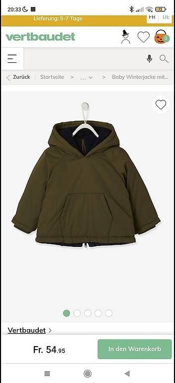 Vestes & Manteaux: Jacke Vertbaudet 68 neu ungetragen  – D'occasion à Uznach par Claudi1186 4