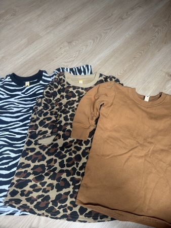 3 Kinder Kleider Langarm Set verschiedene Muster gebraucht