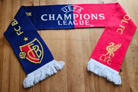FC Basel vs. FC Liverpool Championsleague Schal Fan FCB