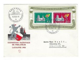 CH, Lausanne-Block1955, Lausanne 15.10.1955
