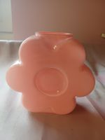 neu: Blumenvase, Glas, Vintage Design, Zartrosa, Deko