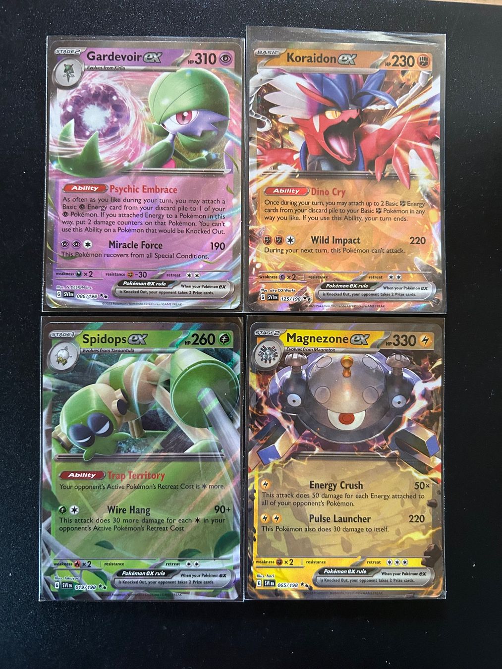 Pokémon Carte collezionabili: 4x Scarlet & Violet (SVI) EX Bundle EN NM – Nuovo (secondo la descrizione) da Vevey venduto da Meideprac