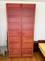Schlafzimmermöbel (Schrank, Bett, Zustellmöbel) aus Holz