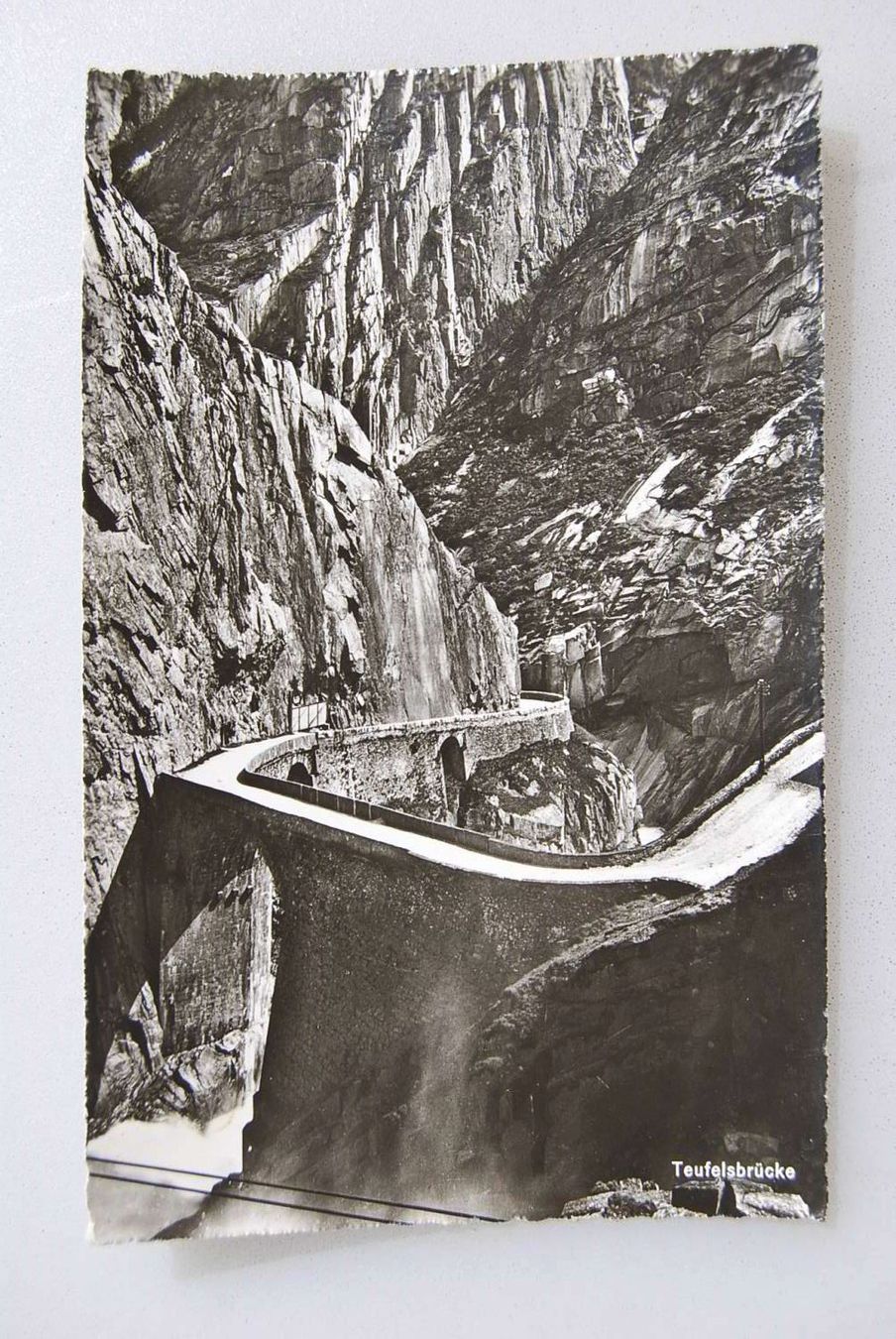 Ansichtskarten: AK Teufelsbrücke 1947 – Gebraucht aus Rüfenacht BE von Toro06