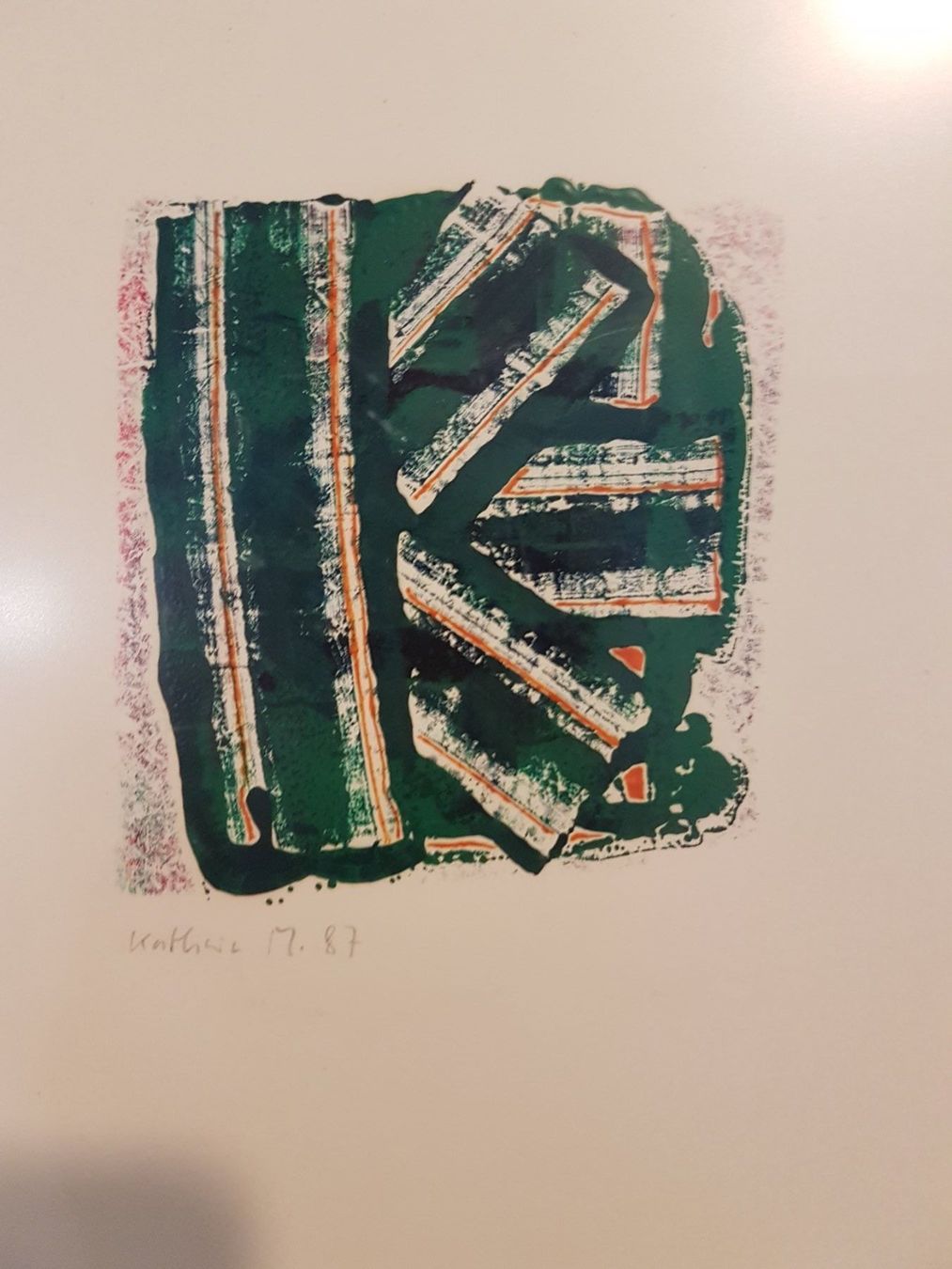 Gemälde: Abstraktes Kunstwerk "Kathrin" – Original Mischtechnik 1987 – Gebraucht aus Glattbrugg von casabelavista 5