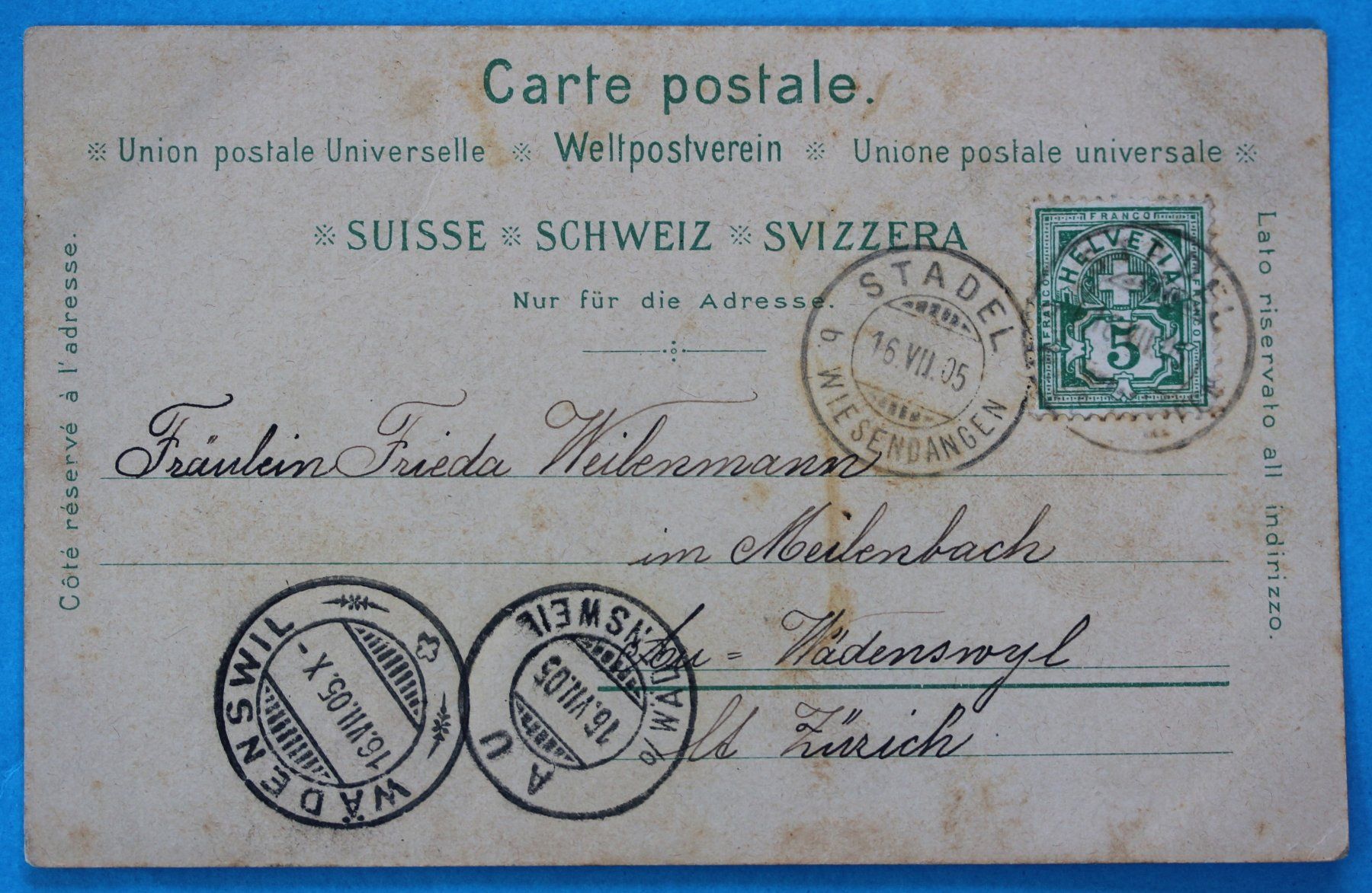 Ansichtskarten: MöRSBURG LITHO AK – Gebraucht aus Lotzwil von pirolh 1