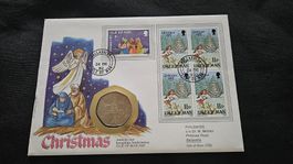 Isle of Man, 50 Pence Sonderprägung Weihnachten 1982