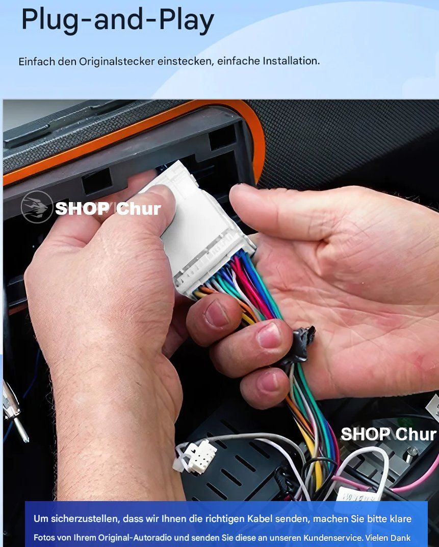 Lettore multimediale & Streamer: VW Tiguan 2006–2016 / Golf Plus Multimedia Android System – Nuovo e nell'imballaggio originale da Chur venduto da shop.chur 3