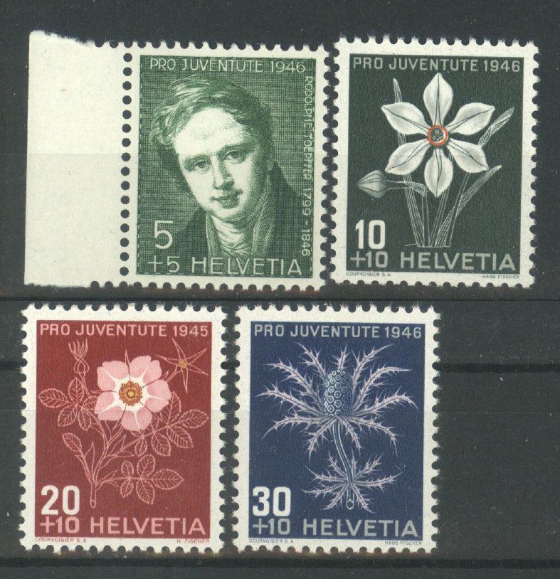 Tutti i francobolli: 1946, Pro Juventute ** – Usato da Willisau venduto da Vollstempel