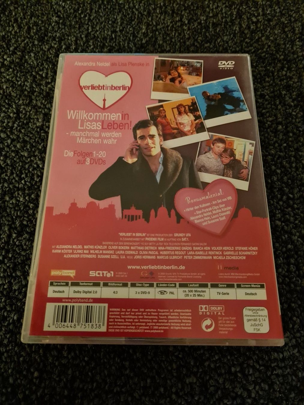 Alle DVDs: VERLIEBT IN BERLIN 1-20 FOLGEN – Gebraucht aus Ruswil von jan_bxl5 1