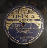 Lys Assia - Die weisse Hochzeitskutsche, Shellack 10"