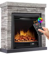 + KESSER® Elektrokamin Standkamin - Kamin elektrisch mit LED