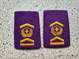 *** Gradabzeichen Patten Set Fourier Militärjustitz ***