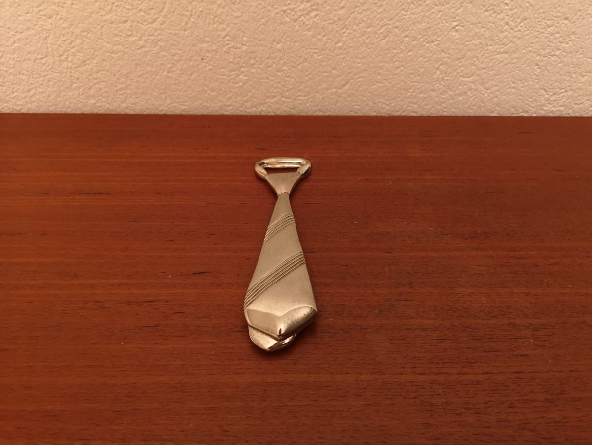Apribottiglie & Tappi per chiusura: Vintage Design Flaschenöffner Cravatte versilbert – Usato da Zürich venduto da Vintagewiesel 4