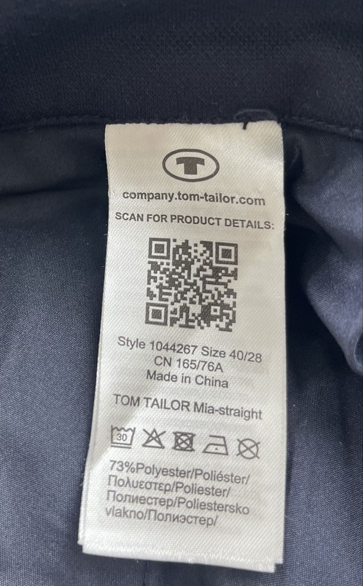 Tom Tailor Pantaloni: Tom Tailor 7/8 Hose – Usato da Eschen venduto da regino 2