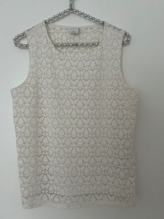 Vero Moda Top, Gr. M,  Elfenbein,