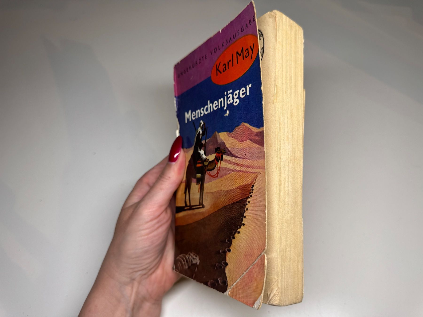Libri: ROMAN: Karl May, Menschenjäger – Usato da Grosswangen venduto da Kleine.Knoepfe 1