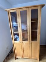 Massivholz Vitrine Erle 103x40x205 cm, Bergmann Vollholz