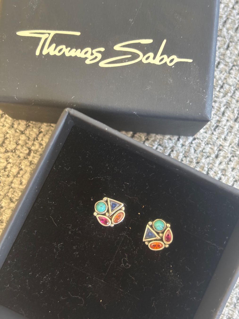 Thomas Sabo Ohrringe & -stecker: Thomas Sabo Sterling Silver Stud Earrings Multi-Stone – Gebraucht aus Basel von ret_jhl6 2