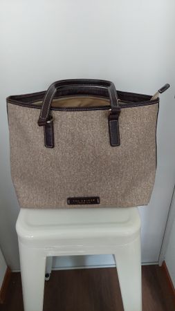 THE BRIDGE Tasche Shopper Braun Leder