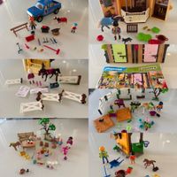 Lot (6 objets) équitation playmobil
