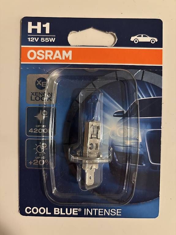 Osram Tutti pezzi di ricambio auto: Osram Cool Blue Intense H1 Birne – Nuovo e nell'imballaggio originale da Regensdorf venduto da student87