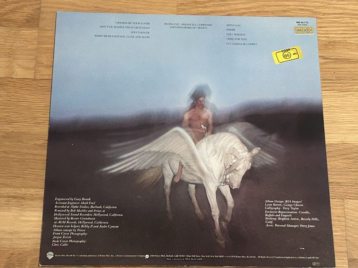 Dischi in vinile: Prince. 1979. Prince – Usato da Faulensee venduto da Mizuno06 1