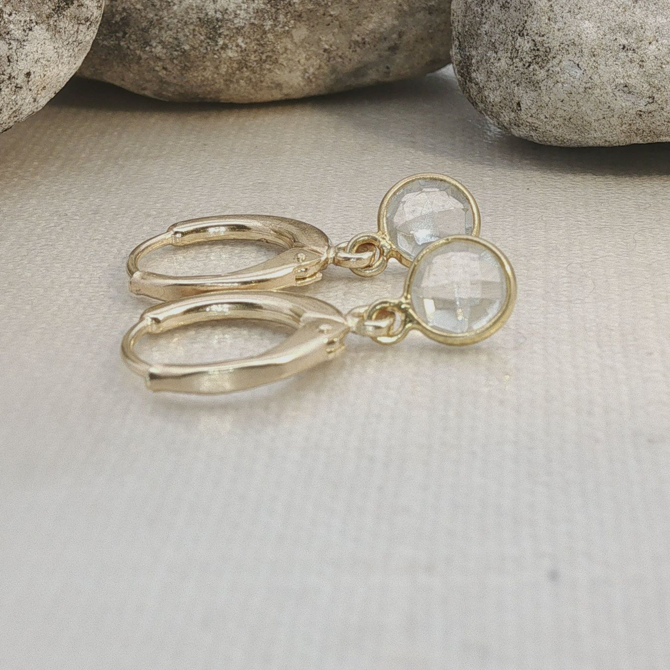 Olga Ribler Ohrringe & -stecker: Sterling Silber 925 Halbcreolen mit Topas – Neu (gemäss Beschreibung) aus Luzern von Schmuckoutlet 2
