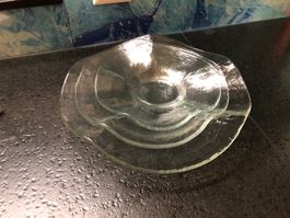 3 Glasi Hergiswil Wellenrandschale Geschirrset Glas Hausdeko