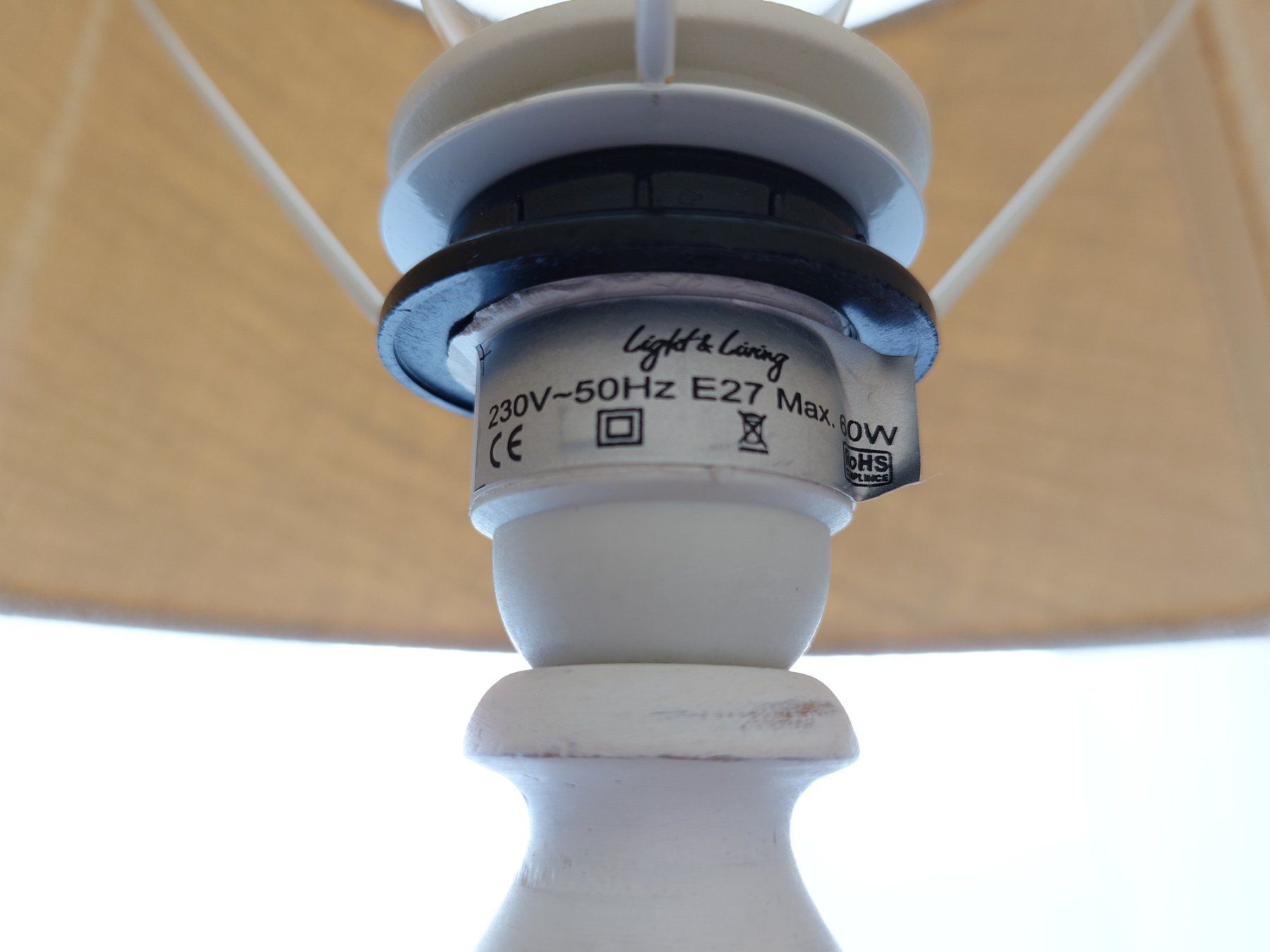 Riviera Maison Lampade: Riviera Maison | Nachttisch Lampe beige – Usato da Muri AG venduto da komich4 3