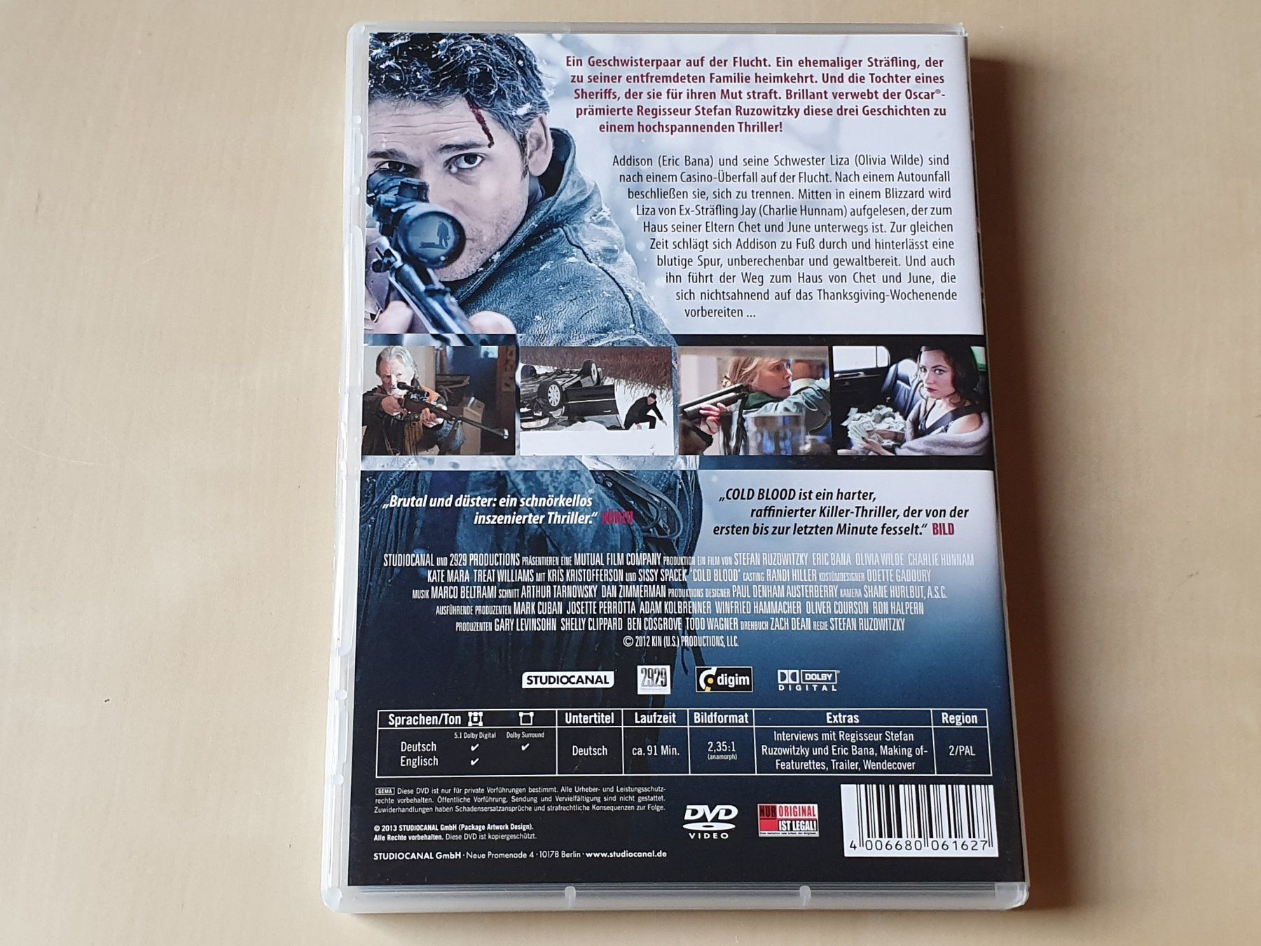 Tous les DVDs: Cold Blood – D'occasion à Stansstad par collectorsshop 1