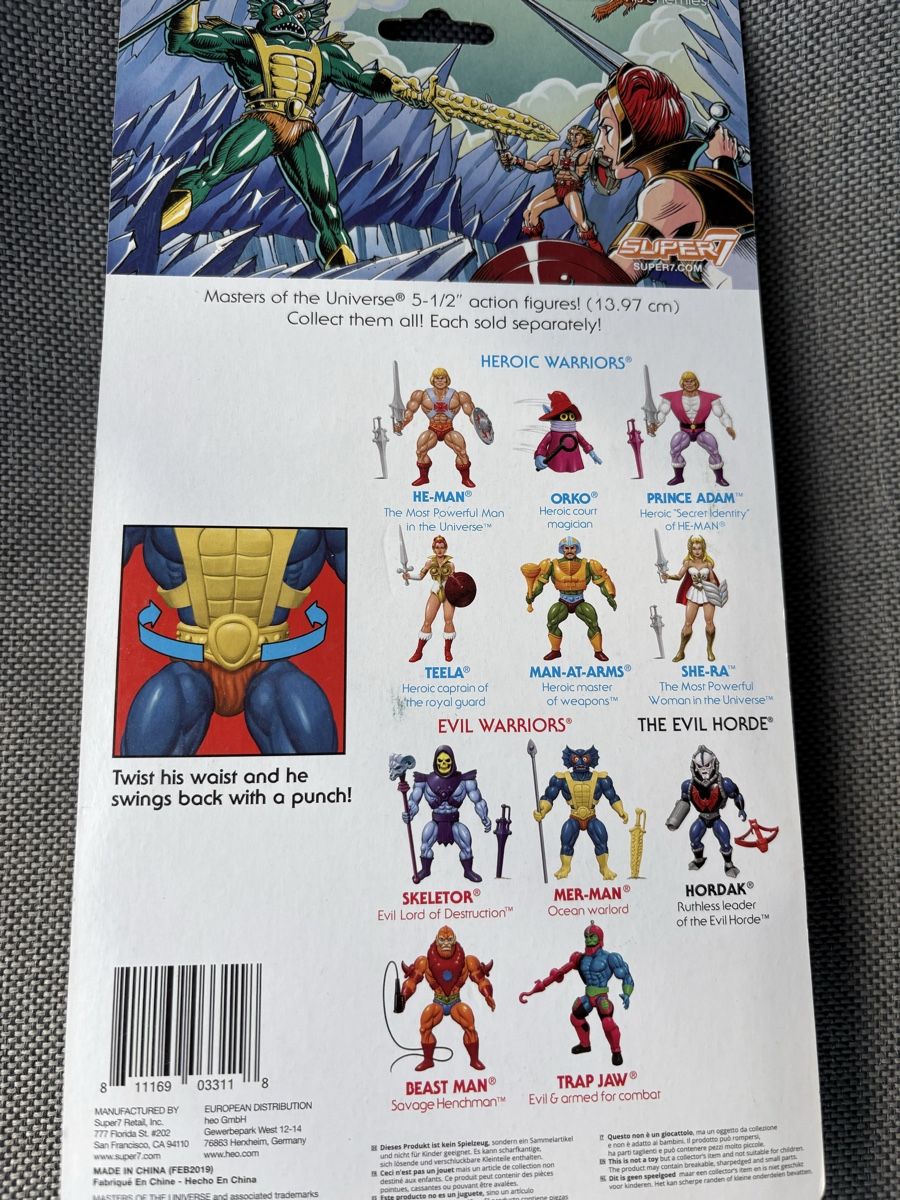 Masters of the Universe Statuette: MOTU mer man SUPER7 ovp – Nuovo e nell'imballaggio originale da Herzogenbuchsee venduto da warrior77 3