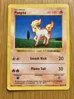 Pokemon Karte SHADOWLESS 🔥 Ponyta 60/102 Base Set