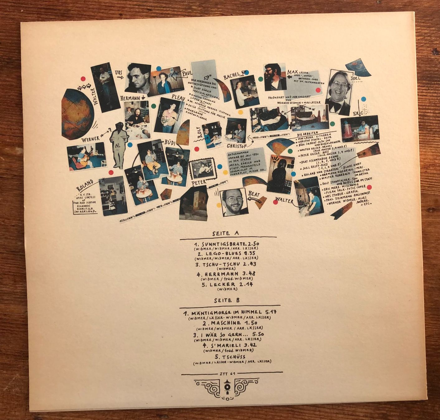 Dischi in vinile: Werner Widmer – Max, Blues Comics LP, Blues Max – Usato da Luzern venduto da Schlafenicht00 1