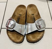 Birkenstock, Madrid Big Buckle, metallic silver