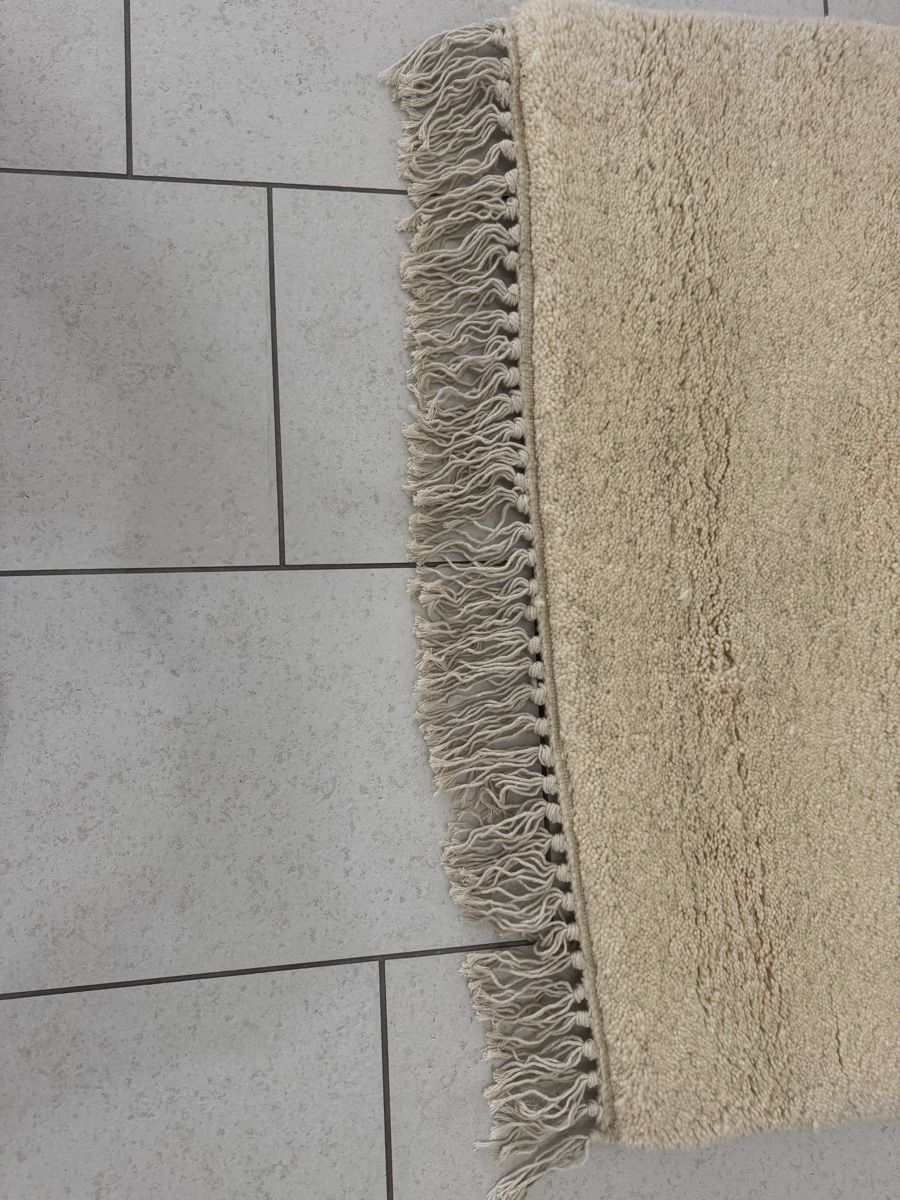Pfister Tappeti: WOOLMARK Läufer Teppich Beige Wolle Handgeknüpft  – Usato da Niedergösgen venduto da bek_w6hm 2