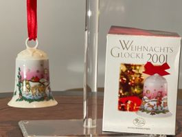 Weihnachtsglocke aus Porzellan von Hutschenreuther 2001