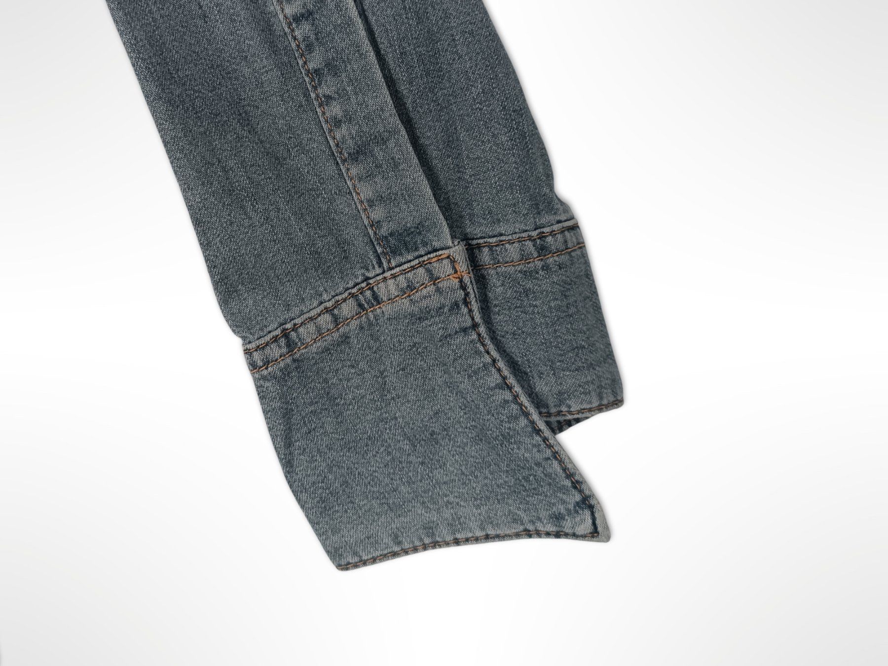 Zara Camicette: ZARA Jeans-Bluse asymmetrisch Gr. M – Usato da Suhr venduto da Restwert_Suhr 4