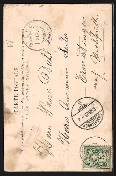 Cartoline postali: AK Saint-Luc, Une ruelle de St. Luc – Usato da Berlin venduto da bartko-reher 1