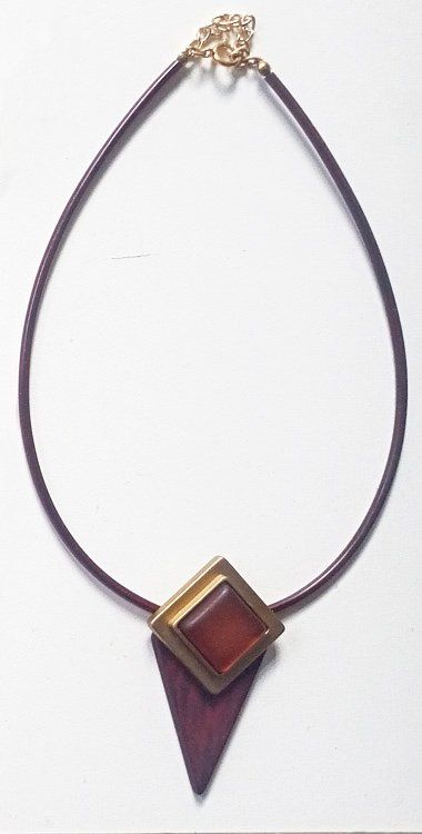Catenine: Collier fantaisie design moderne – Usato da Montreux venduto da Art_et_antiquites