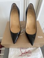 Christian Louboutin Pigalle Pumps Black Patent Size 37