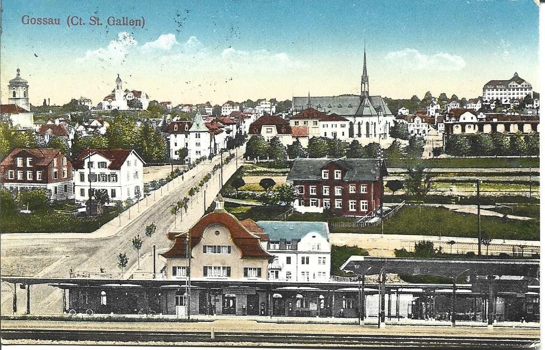 Cartoline postali: AK  Gossau  SG – Usato da Appenzell venduto da mai25