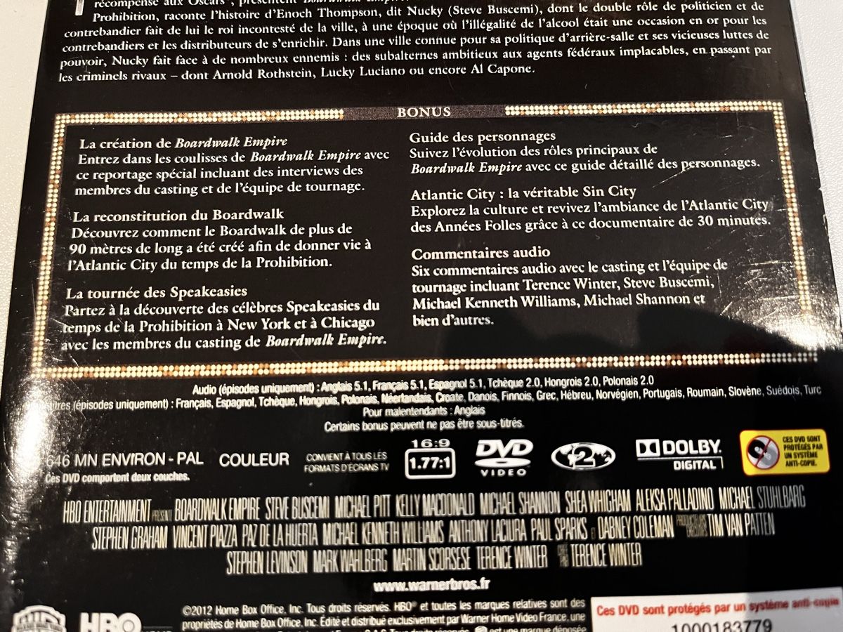 Tutti i DVDs: DVD Boardwalk Empire saison 1 – Usato da Romont FR venduto da cat_j6ww 2