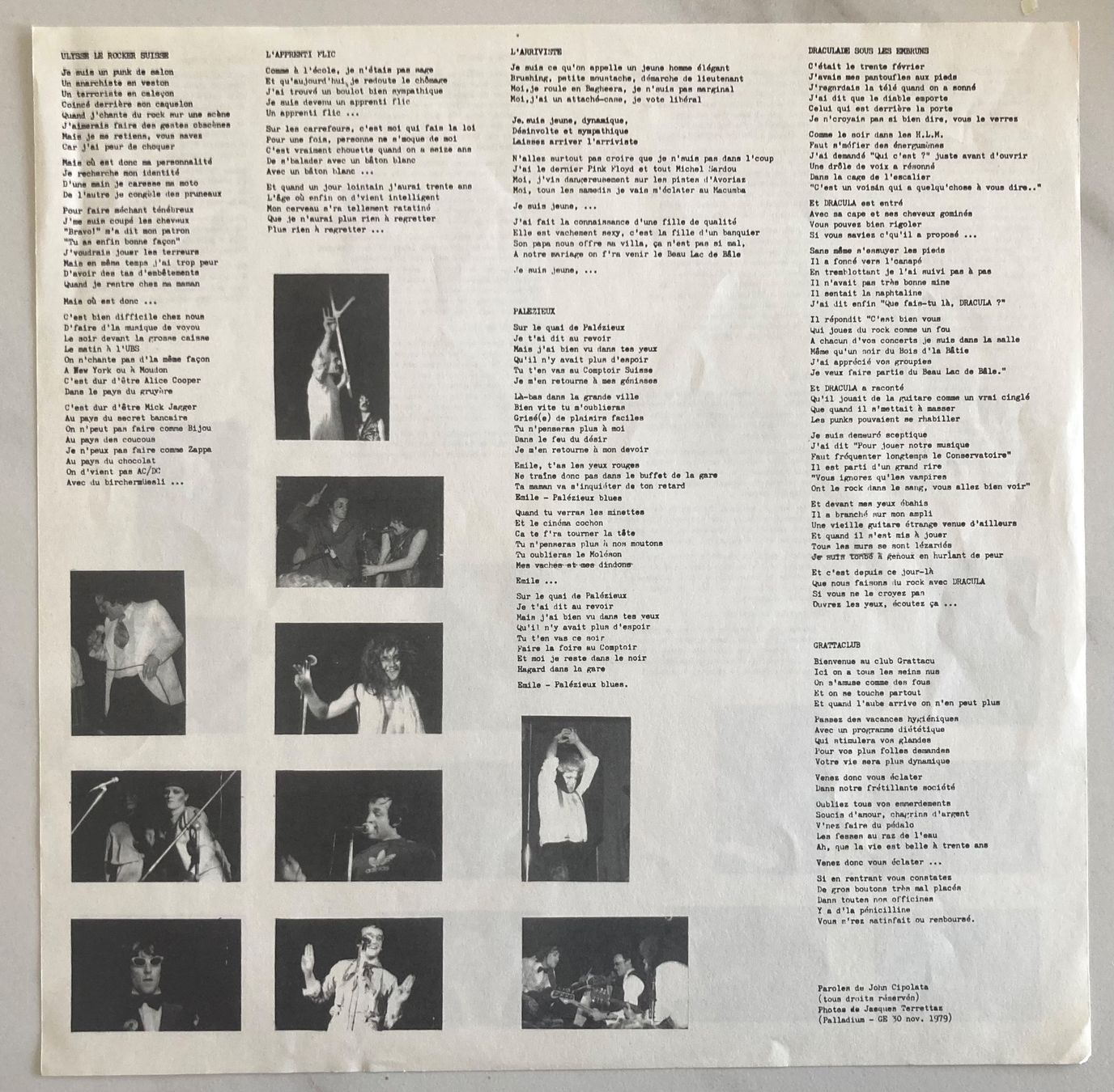 Schallplatten: LE BEAU LAC DE BÂLE - BAIGNADE STRICTEMENT INTERDITE – Gebraucht aus Poliez-Pittet von Newtown-Records 2